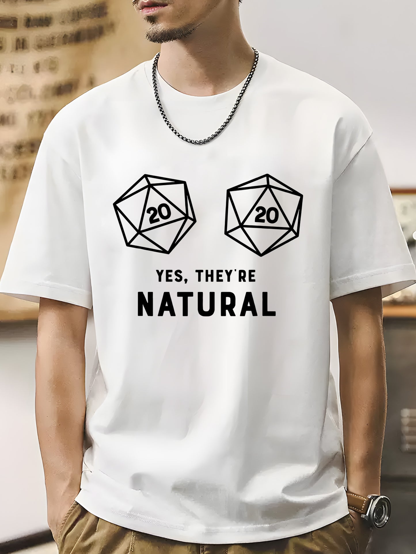 20  RPG Gamer D20 Dice Shirt - Relaxed Fit, Full Size