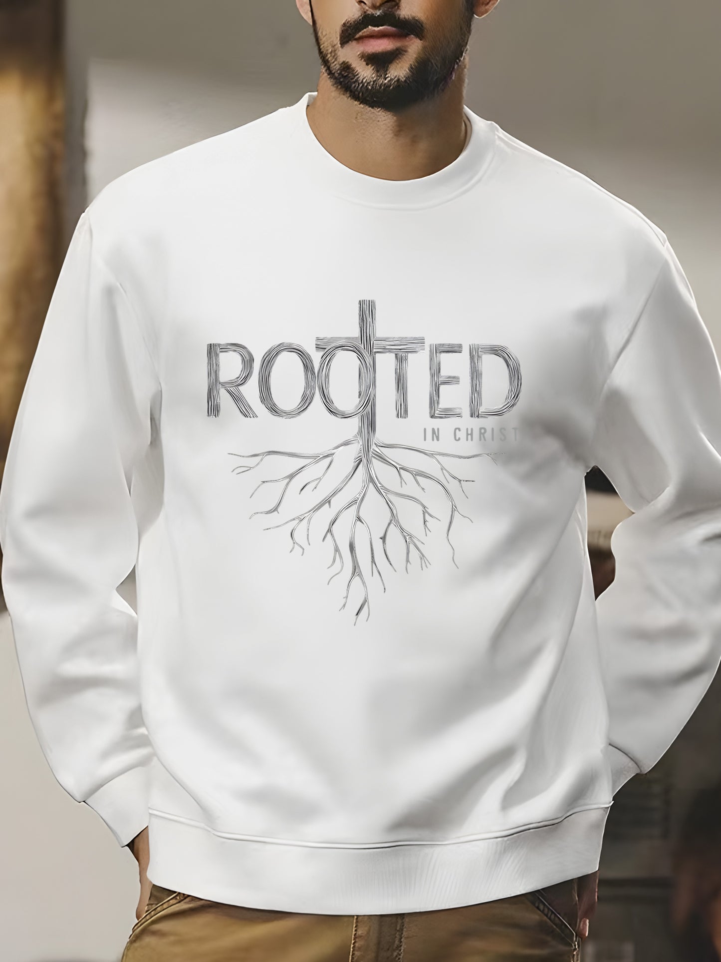 Christ ROOTED Shirt - Relaxed Fit, Full Size