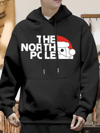 The NORTH Pole Merry Christmas Xmas Santa Elf Christmas -Youth Shirt - Relaxed Fit, Full Size