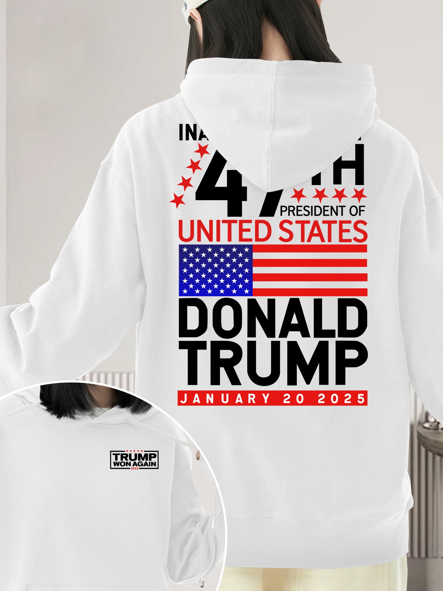 Trump Won 2024 Election Inauguration Shirt - Relaxed Fit, Full Size