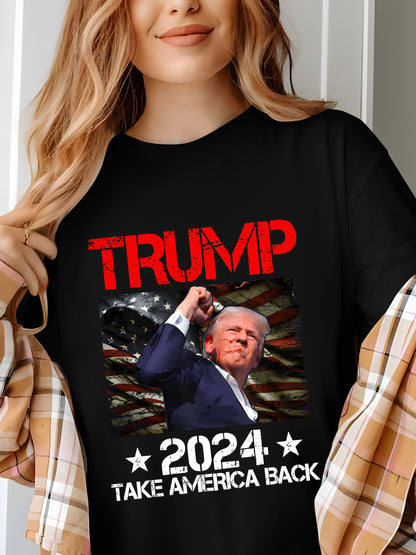 Trump Won Again 2024 Shirt - Relaxed Fit, Full Size