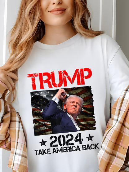 Trump Won Again 2024 Shirt - Relaxed Fit, Full Size