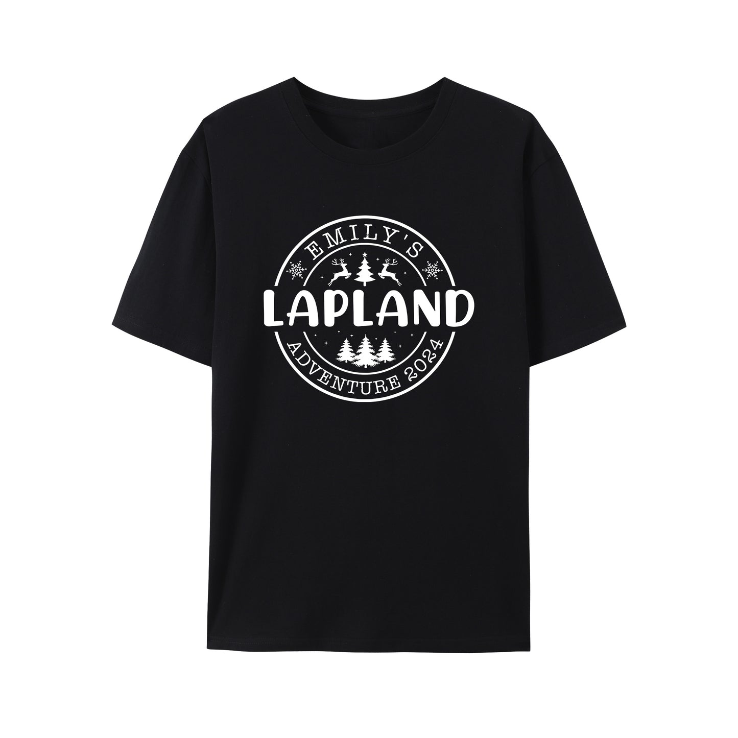 Personalised Lapland Family Matching Christmas Shirt - Relaxed Fit, Full Size