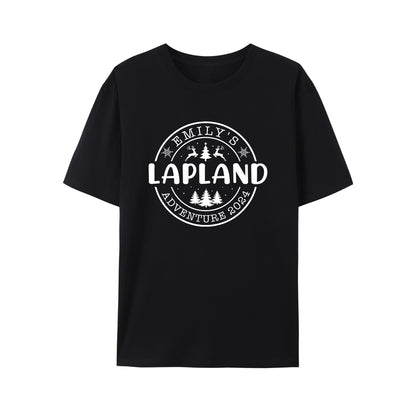 Personalised Lapland Family Matching Christmas Shirt - Relaxed Fit, Full Size