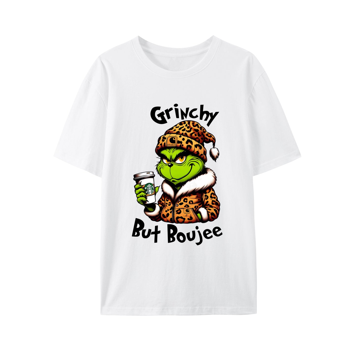 Grinchy but Boujee Christmas Shirt - Relaxed Fit, Full Size