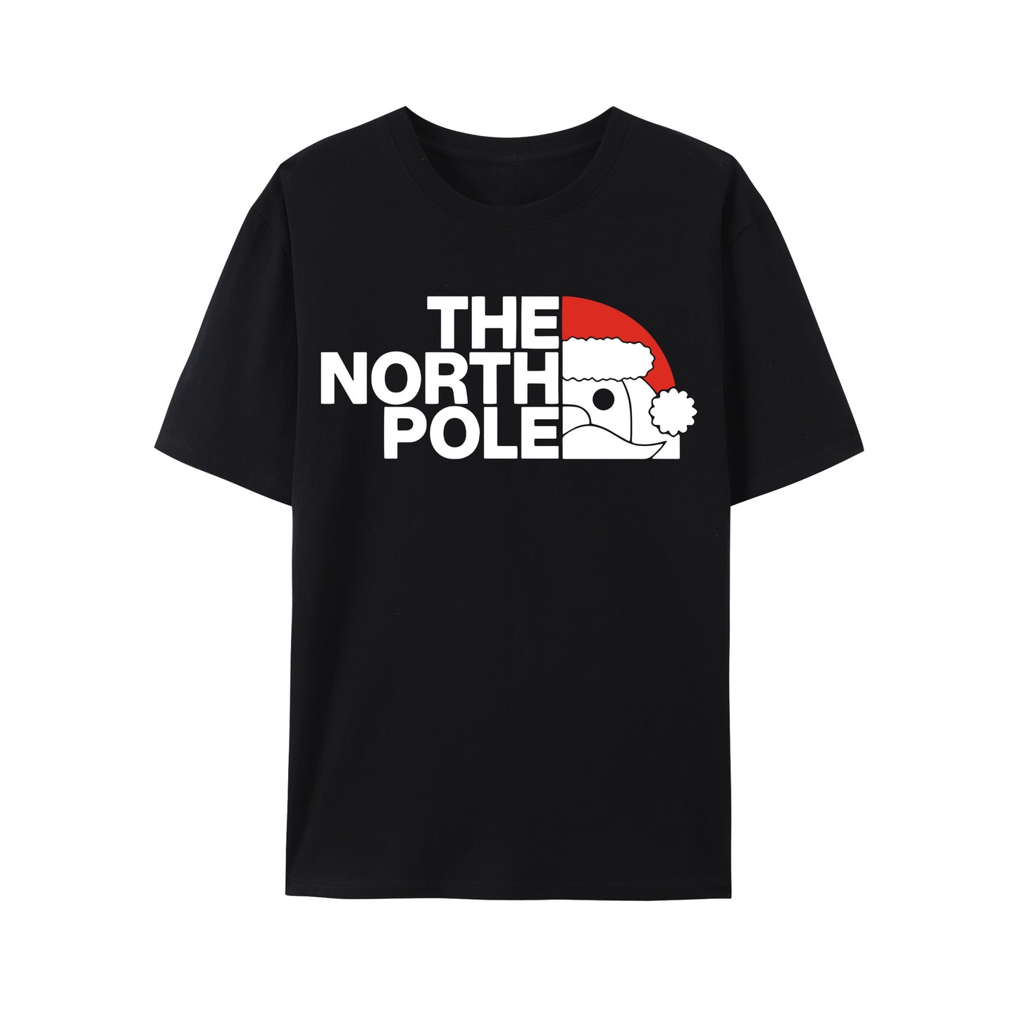 The NORTH Pole Merry Christmas Xmas Santa Elf Christmas -Youth Shirt - Relaxed Fit, Full Size