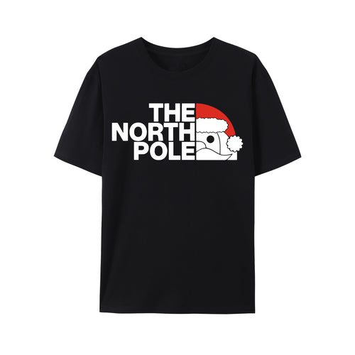 The NORTH Pole Merry Christmas Xmas Santa Elf Christmas -Youth Shirt - Relaxed Fit, Full Size