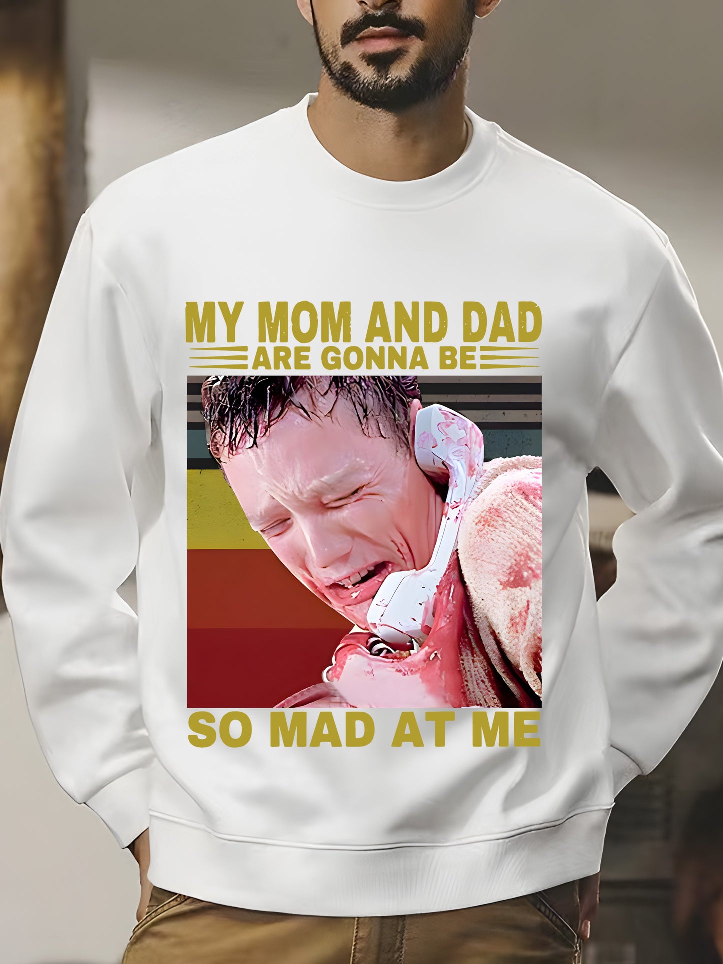 Scream My Mom And Dad Are Gonna Be So Mad At Me Shirt - Relaxed Fit, Full Size