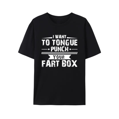 I WANT TO TONGUE PUNCH Shirt - Relaxed Fit, Full Size