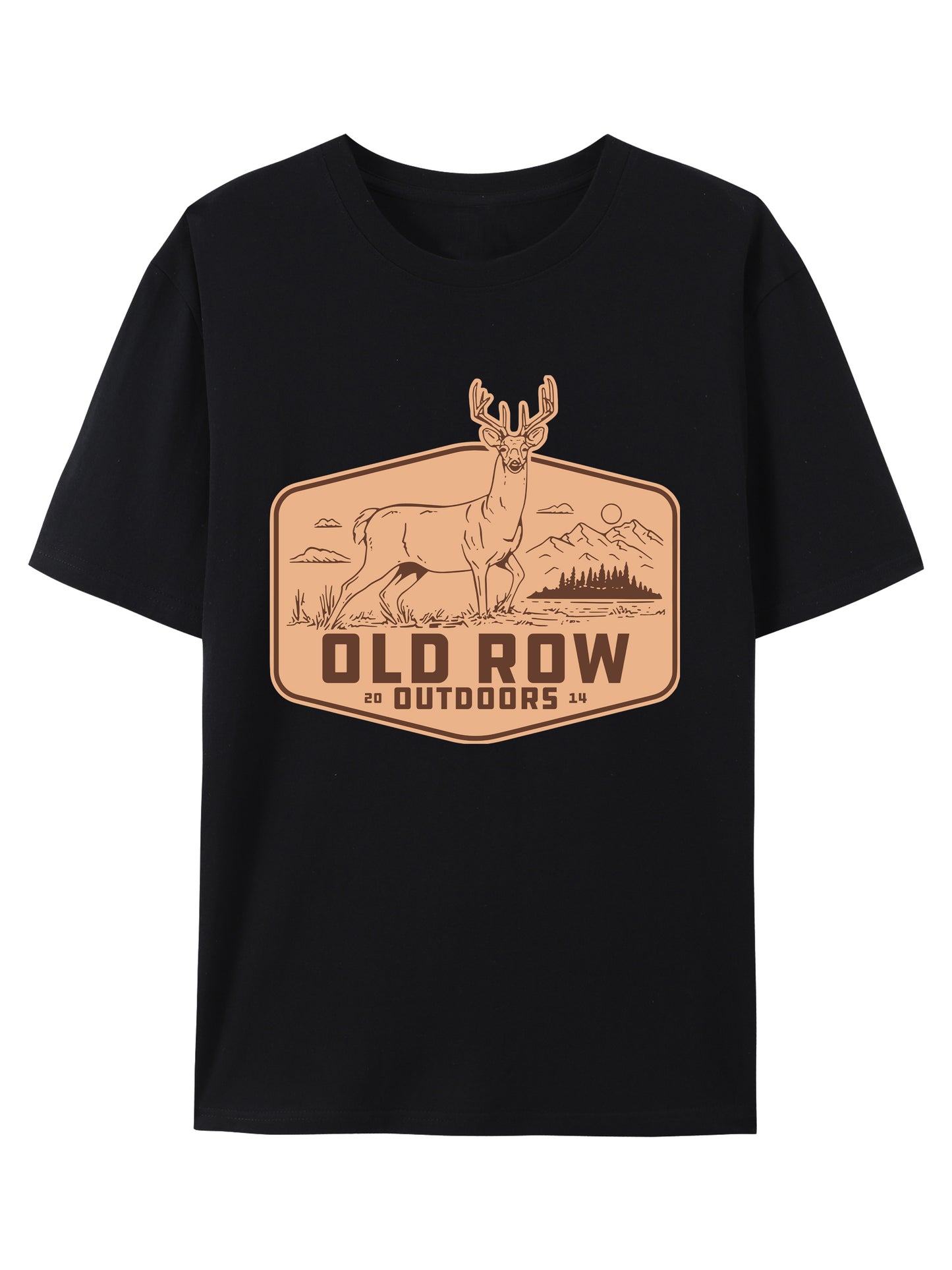 Graphic Outdoors Deer Shirt - Relaxed Fit, Full Size