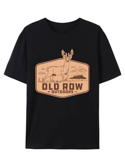 Graphic Outdoors Deer Shirt - Relaxed Fit, Full Size