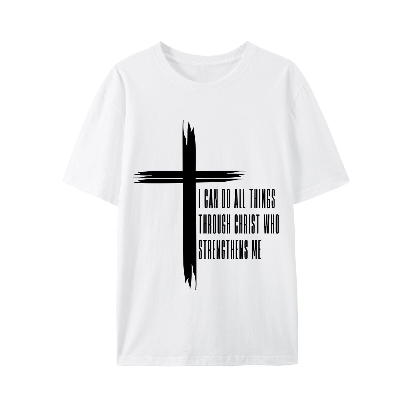 I CAN DO ALL THINSS THROUGH CHRIST WHO STRENGNETHENS ME Shirt - Relaxed Fit, Full Size