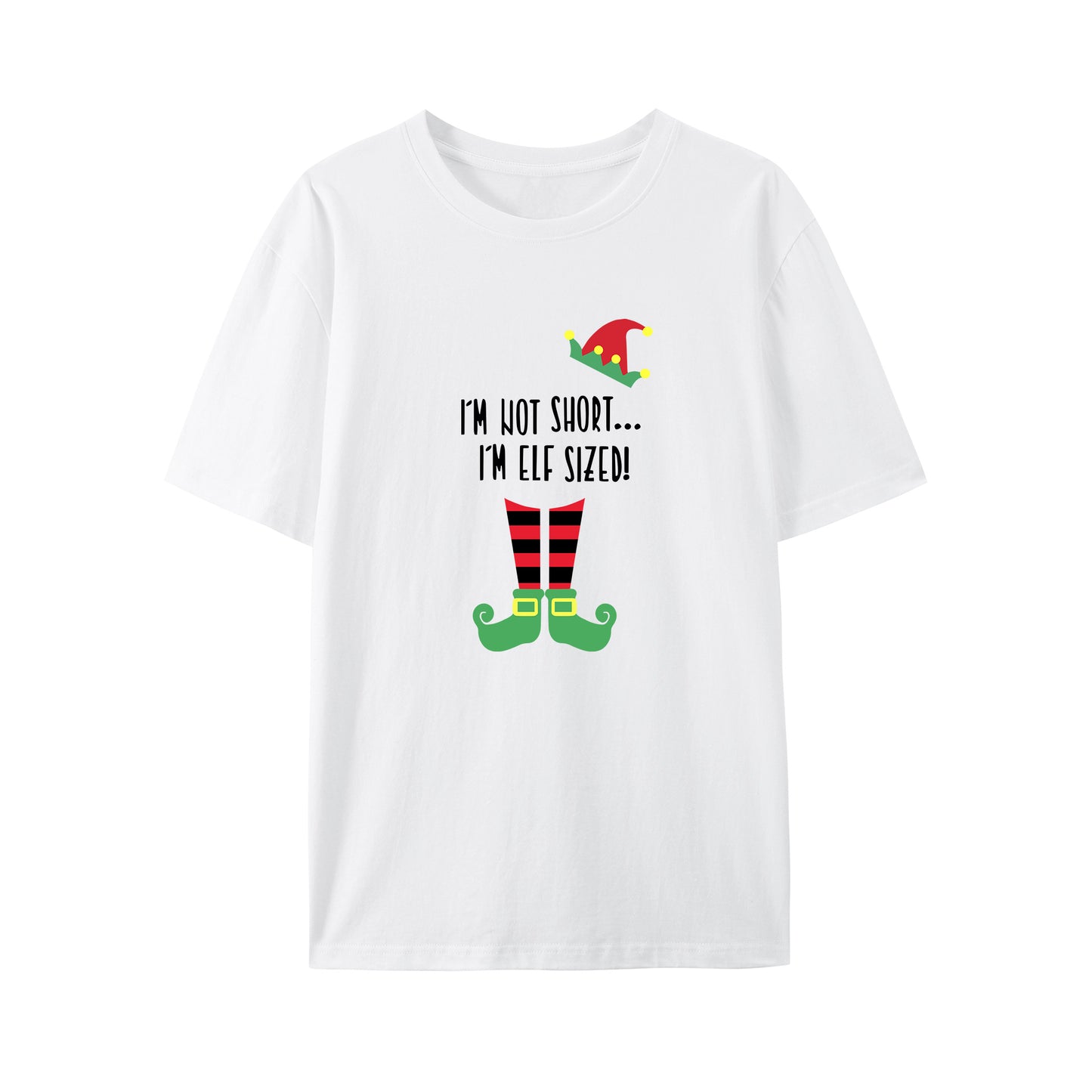 I'm Not Short I'm ELF SIZED Xmas Shirt - Relaxed Fit, Full Size