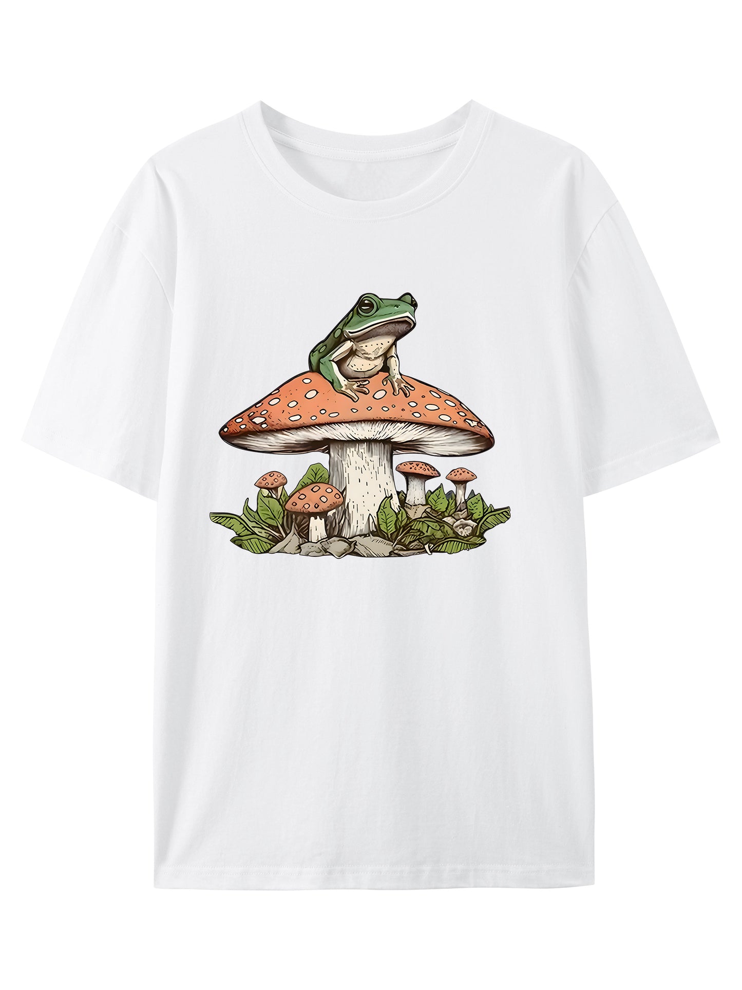 Frog & Mushroom Shirt - Relaxed Fit, Full Size