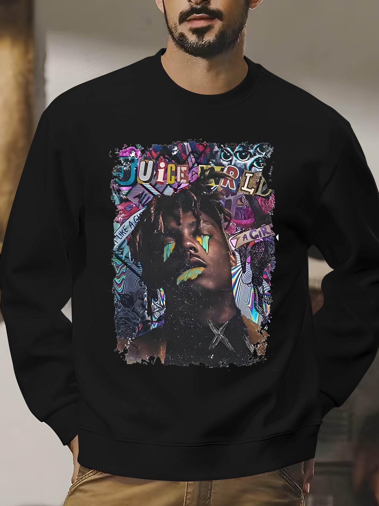 Juice WORLD Rapper Vintage Shirt - Relaxed Fit, Full Size