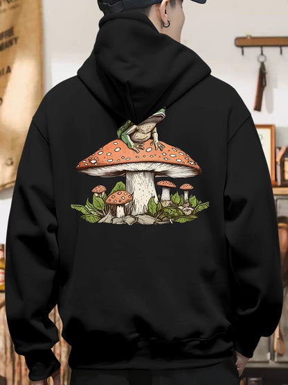 Frog & Mushroom Shirt - Relaxed Fit, Full Size