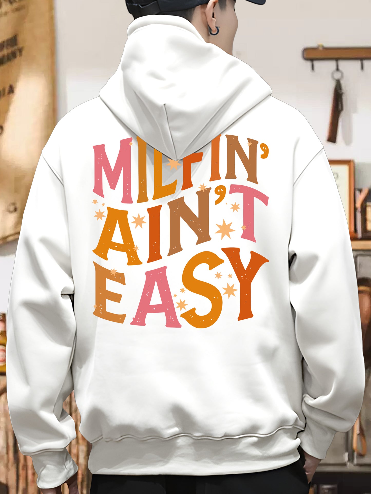 Milfi-' Ain't Easy Shirt - Relaxed Fit, Full Size