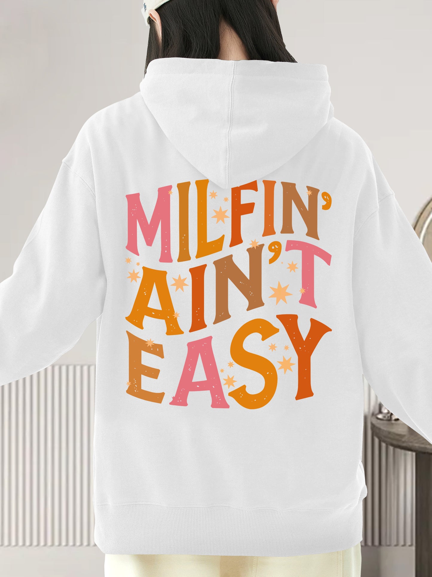 Milfi-' Ain't Easy Shirt - Relaxed Fit, Full Size