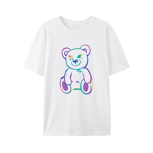 Cartoon Bear Shirt - Relaxed Fit, Full Size