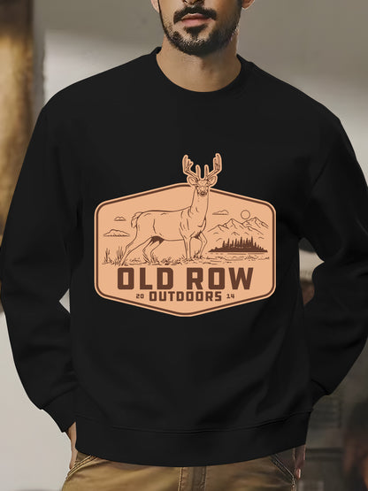 Graphic Outdoors Deer Shirt - Relaxed Fit, Full Size