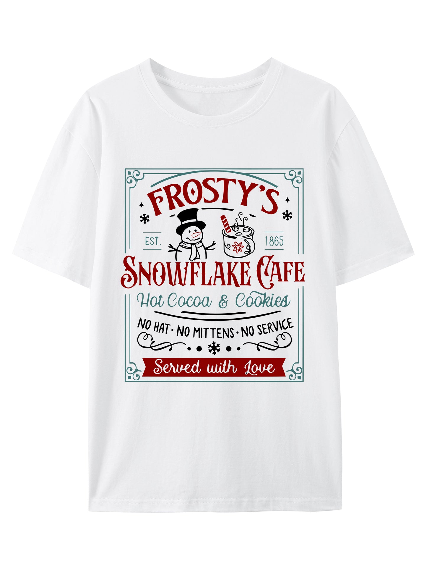 Frosty's Snowflake Cafe Shirt - Relaxed Fit, Full Size