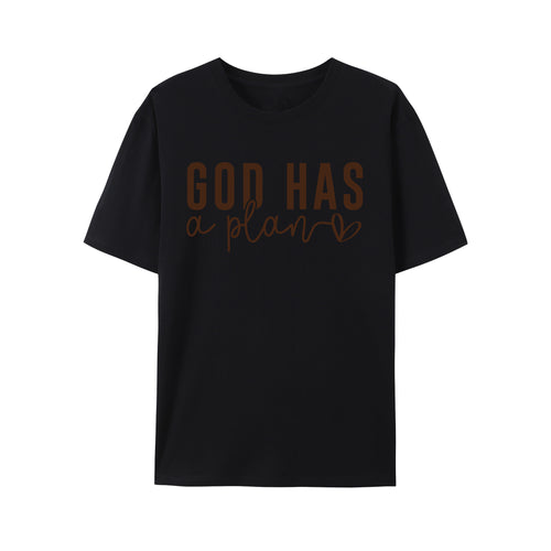 God Has A Plan Shirt - Relaxed Fit, Full Size