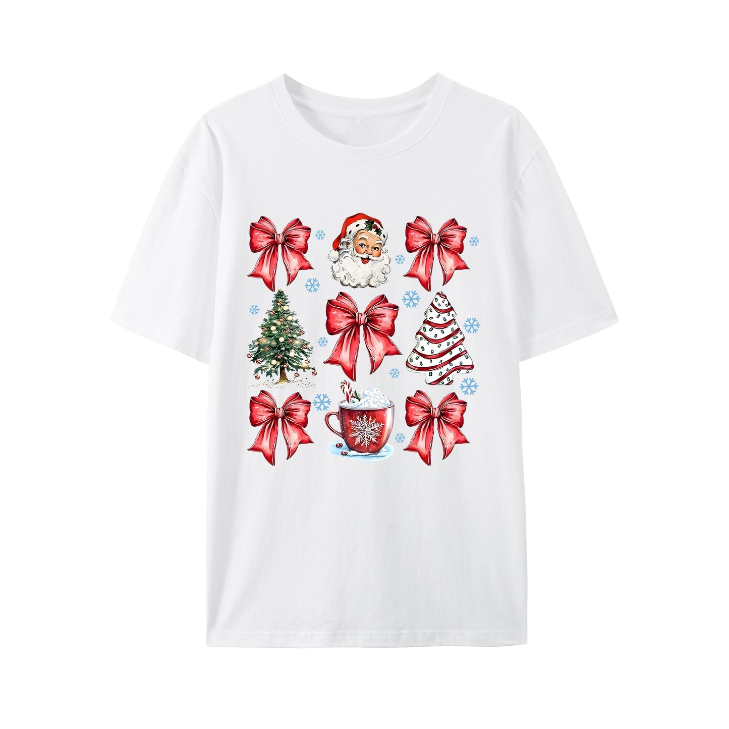 Women's Christmas Themed Shirt - Relaxed Fit, Full Size