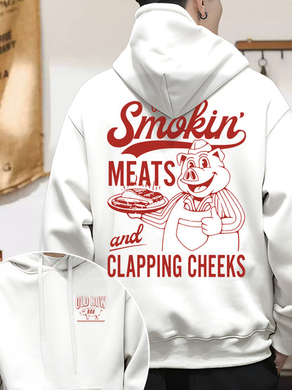 Old Row The Smokin' Meats Graphic 2 Sides Shirt - Relaxed Fit, Full Size