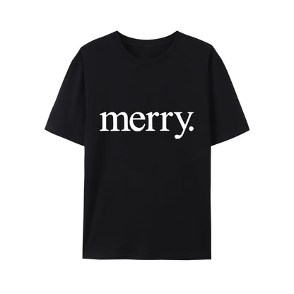 Cozy MERRY Christmas Shirt - Relaxed Fit, Full Size