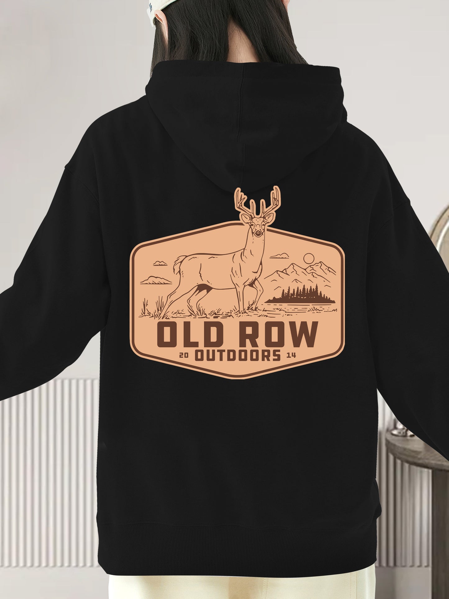 Graphic Outdoors Deer Shirt - Relaxed Fit, Full Size