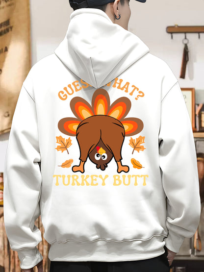 Thanksgiving Turkey Butt Shirt - Relaxed Fit, Full Size