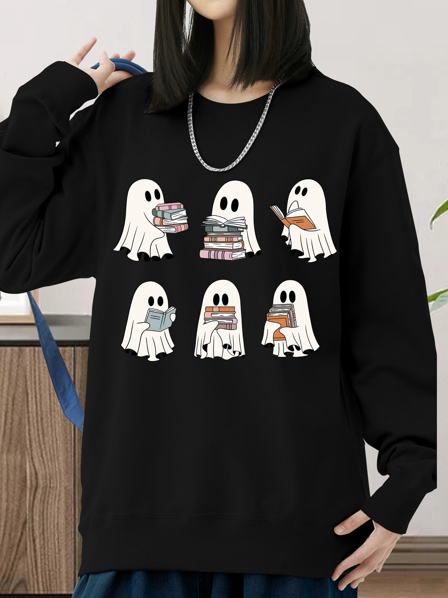 Halloween Ghost Shirt - Relaxed Fit, Full Size