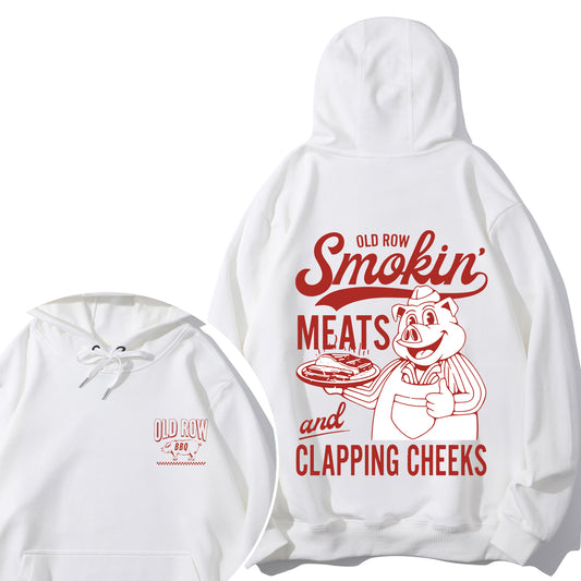 Old Row The Smokin' Meats Graphic 2 Sides Shirt - Relaxed Fit, Full Size