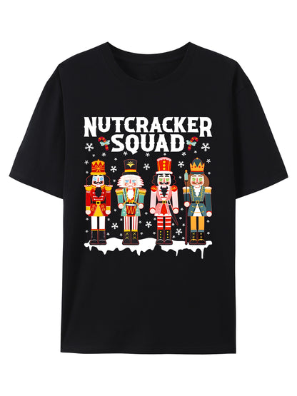 Nutcracker Squad Holiday Christmas Shirt - Relaxed Fit, Full Size