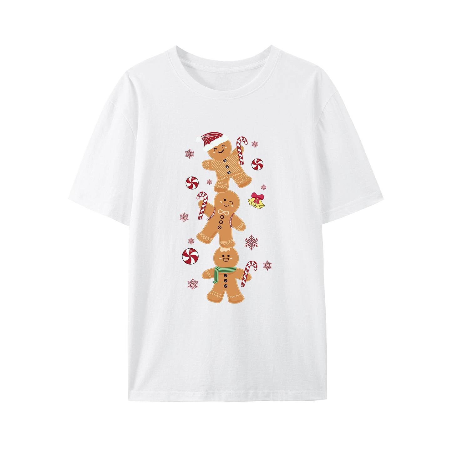 Christmas Gingerbread Shirt - Relaxed Fit, Full Size