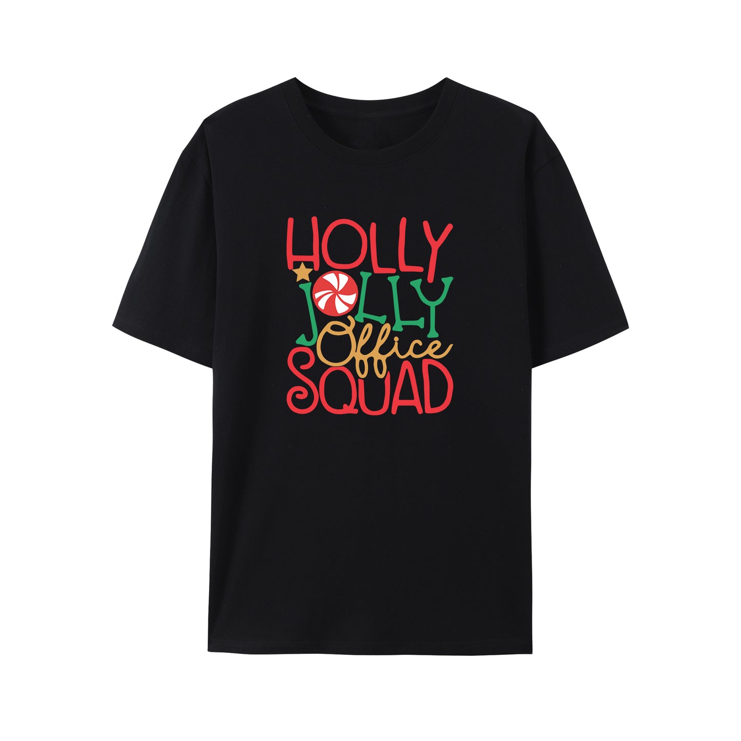 Holly Jolly Office Squad Shirt - Relaxed Fit, Full Size