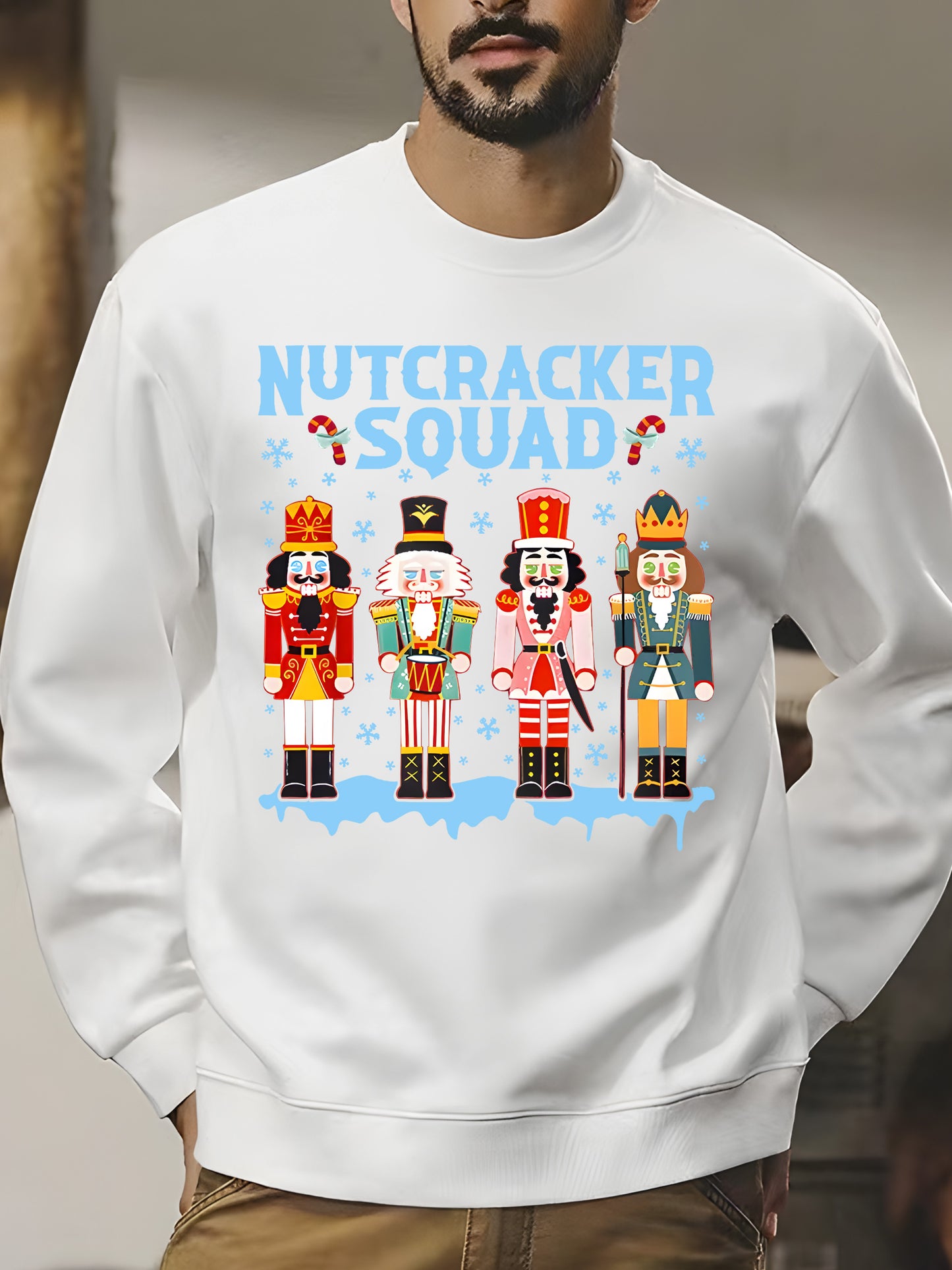 Nutcracker Squad Holiday Christmas Shirt - Relaxed Fit, Full Size