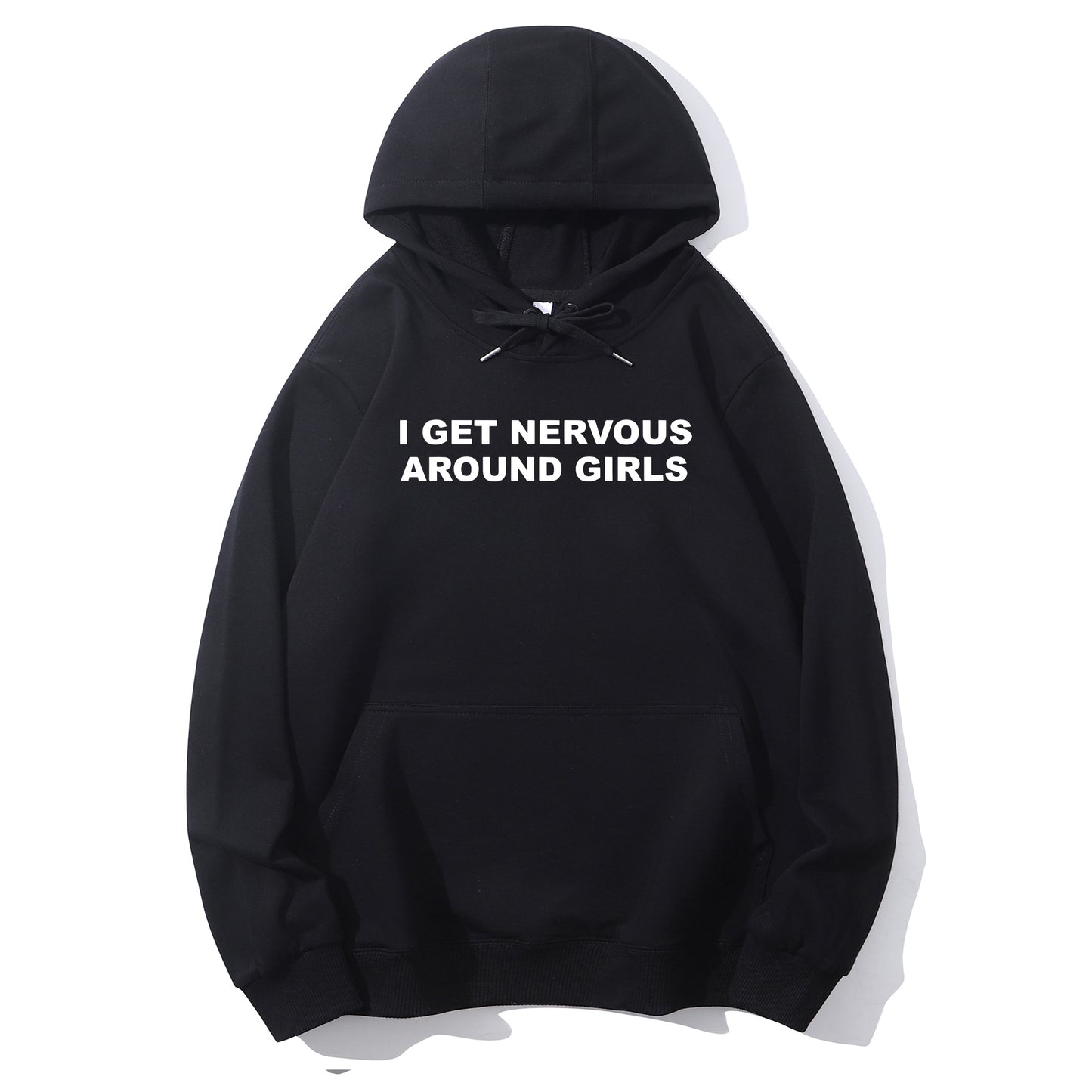 I Get Nervous Around Girls Shirt - Relaxed Fit, Full Size