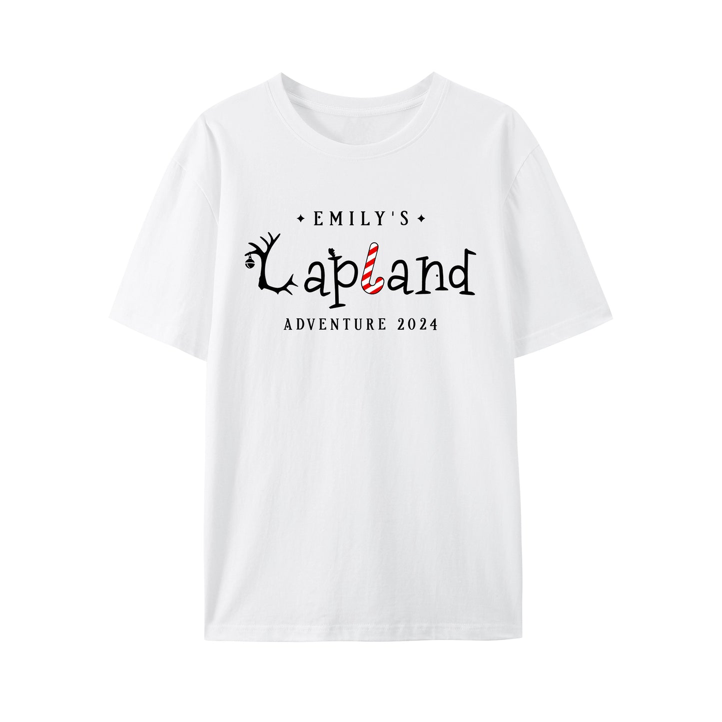 Personalised Lapland Family Holiday Christmas Shirt - Relaxed Fit, Full Size