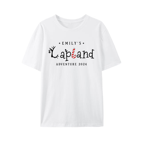 Personalised Lapland Family Holiday Christmas Shirt - Relaxed Fit, Full Size