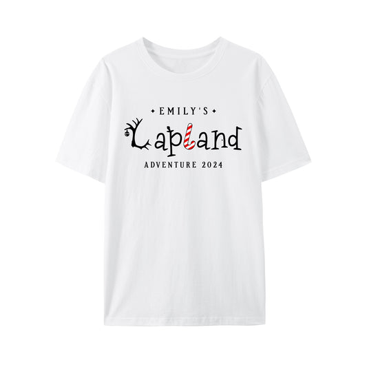 Personalised Lapland Family Holiday Christmas Shirt - Relaxed Fit, Full Size