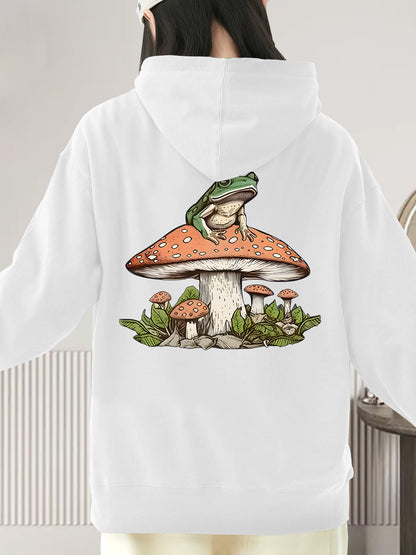 Frog & Mushroom Shirt - Relaxed Fit, Full Size