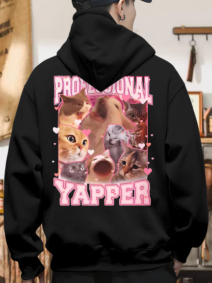 Professional Yapper Cats Meme Shirt - Relaxed Fit, Full Size