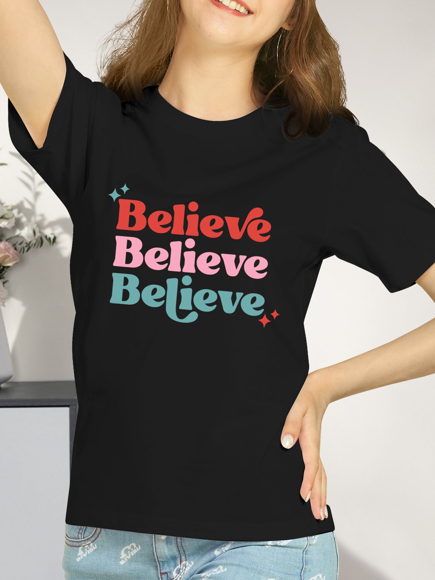 Believe Shirt - Relaxed Fit, Full Size