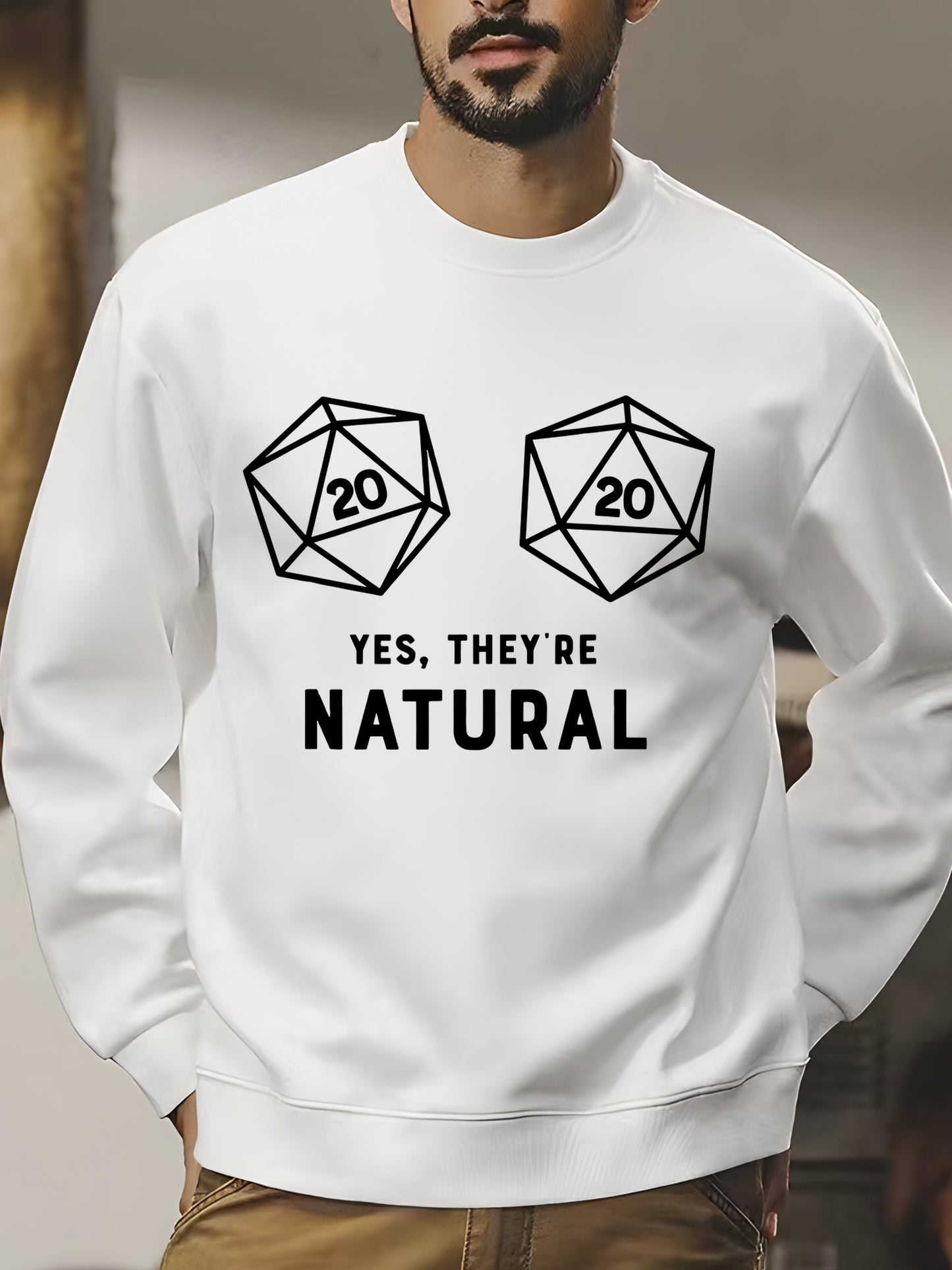 20  RPG Gamer D20 Dice Shirt - Relaxed Fit, Full Size