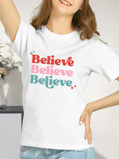 Believe Shirt - Relaxed Fit, Full Size