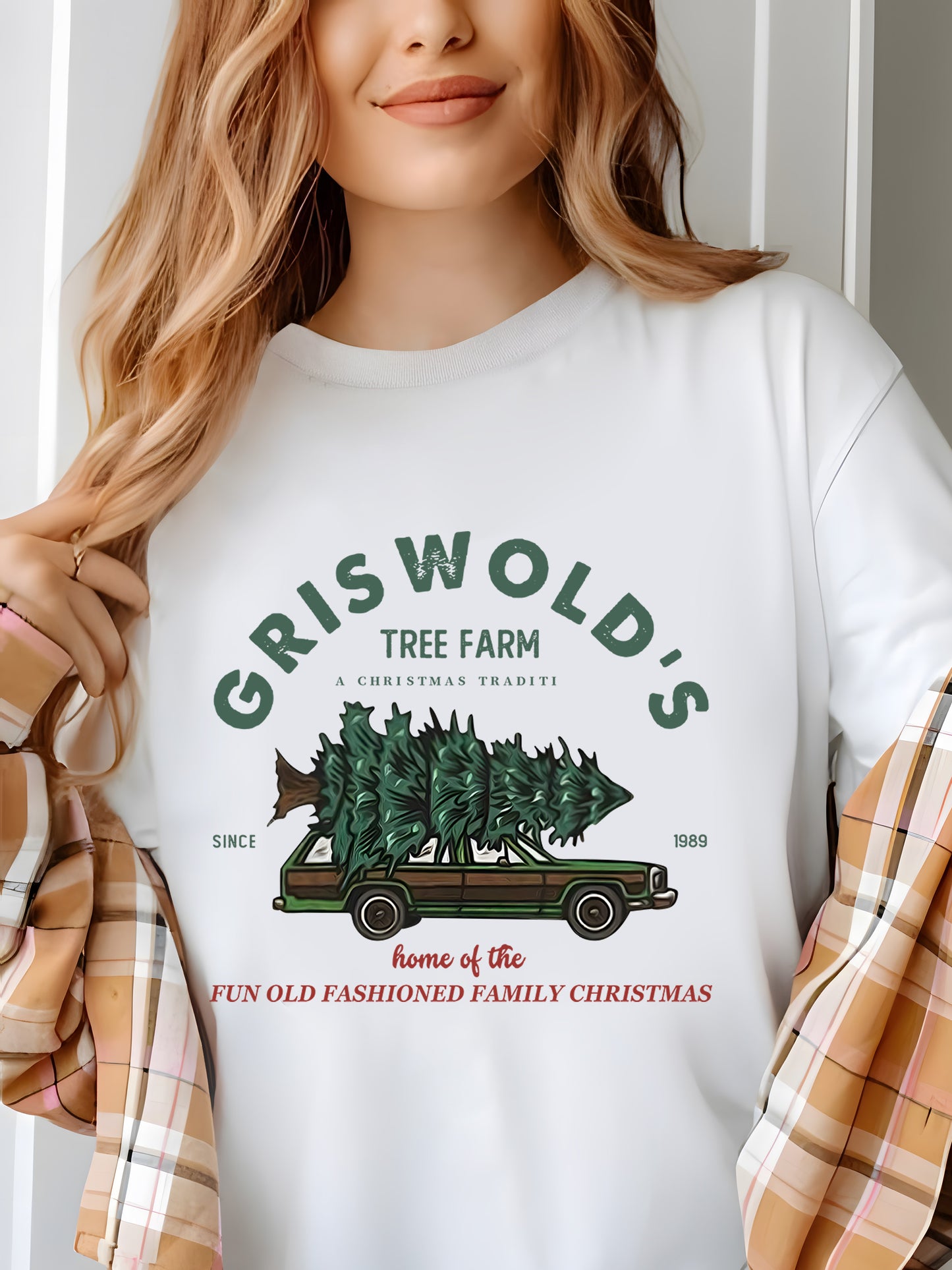 Tree & Car Shirt - Relaxed Fit, Full Size