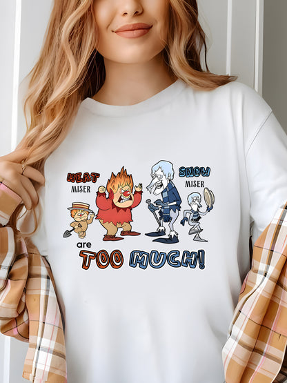 We Are T0o Muuch Christmas Movie Shirt - Relaxed Fit, Full Size