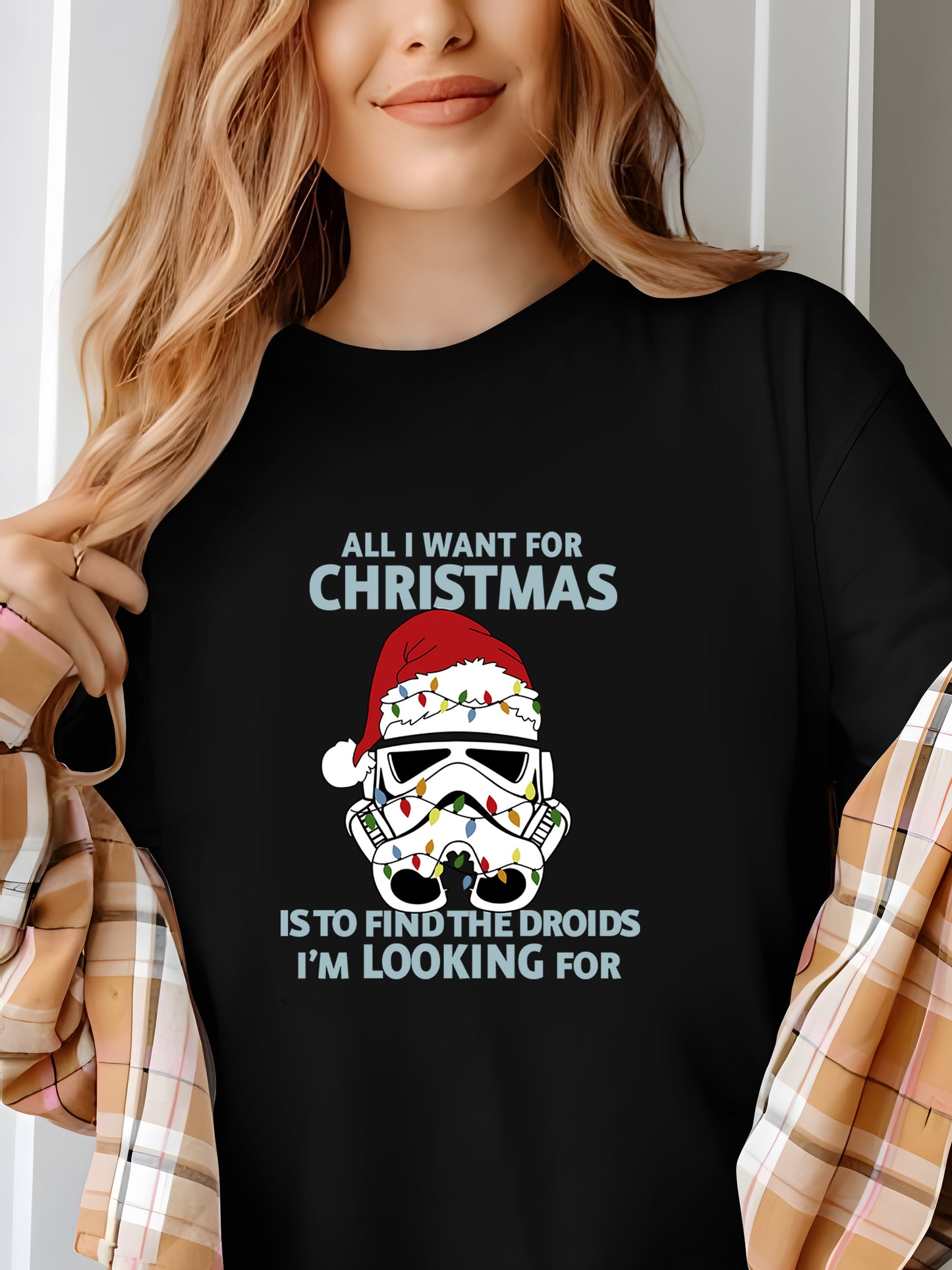 All I Want For Christmas Is To Find The Droids Shirt - Relaxed Fit, Full Size