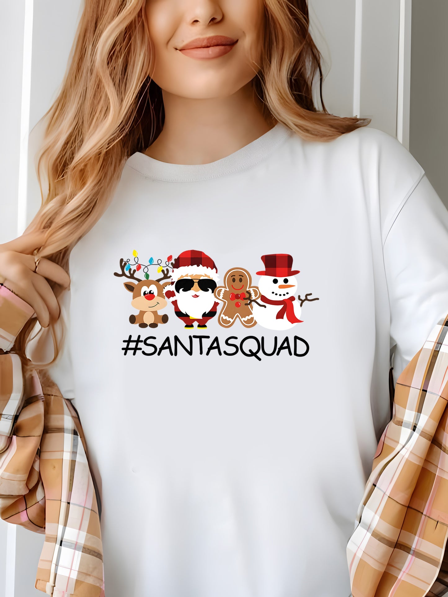 Personalized Christmas Squad-1 Shirt - Relaxed Fit, Full Size